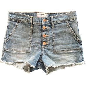 Abercrombie Kids Girls Shorts High Rise Shortie Short Size 15/16